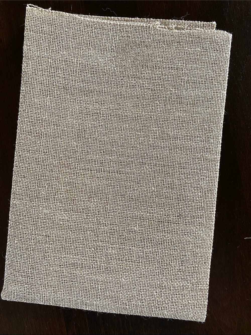 27 Count Raw Linen Fabric